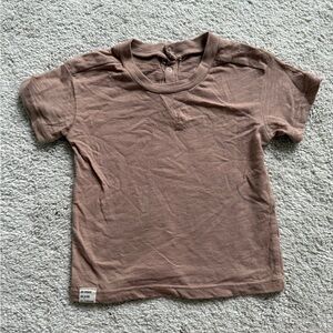 “Be Brave, Be Kind, BeCurious” Cozy Brown Kids Short Sleeve Tee